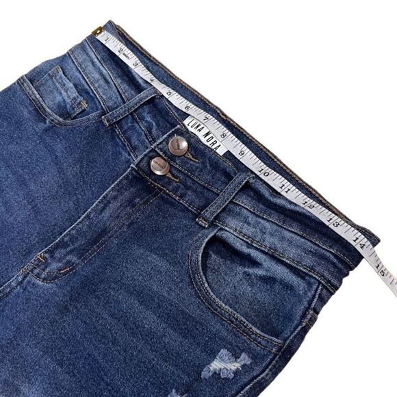 Luna Nora high rise skinny jeans distressed size 8 - Picture 13 of 16